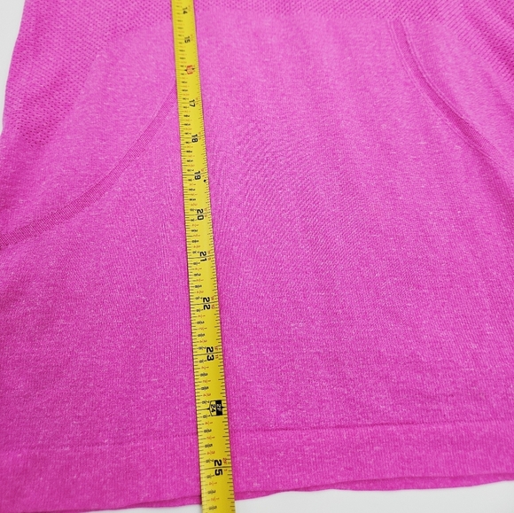 Lululemon Swiftly Tech 1/2 Zip Long Sleeve Top Heathered Pink - Picture 8 of 11